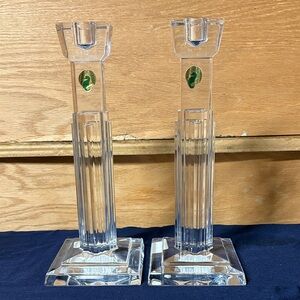Waterford Crystal Metropolitan Set of 2 Candlestick Candle Holders